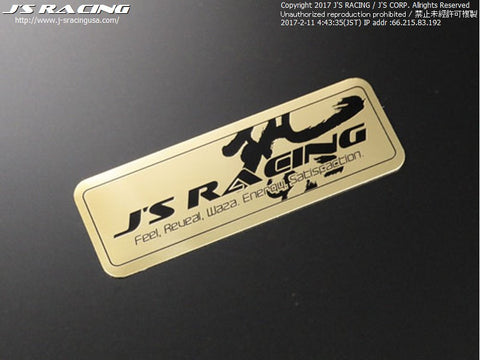 J'S Racing Waza Gold Emblem