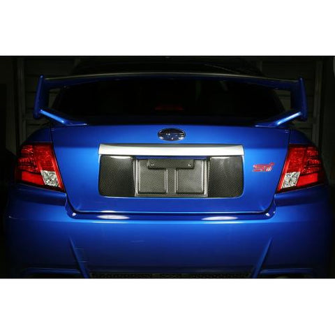 APR Performance Carbon Fiber License Plate Backing 08-14 Subaru WRX/STi (Sedan)